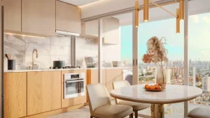 Cozinha moderna em apartamentos na Parada Inglesa São Paulo com layout funcional