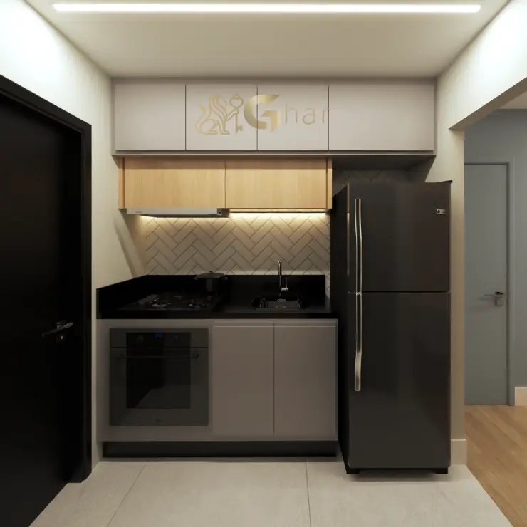 Cozinha em condomínio residencial no Jardim São Paulo Zona Norte de São Paulo