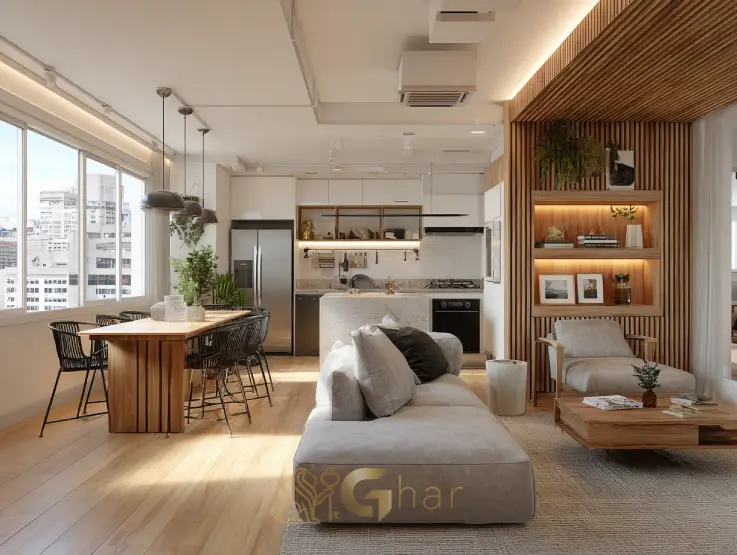 Cozinha de apartamento na Zona Norte de São Paulo