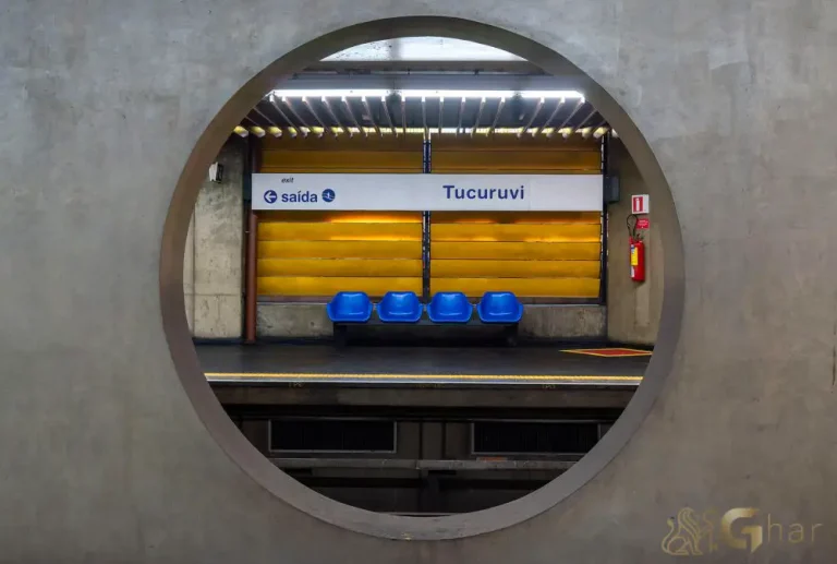Vista da estação metrô Tucuruvi na Zona Norte de São Paulo