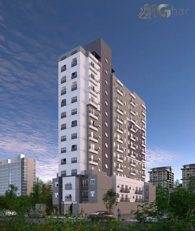 Fachada de condomínio residencial na Parada Inglesa Zona Norte de São Paulo