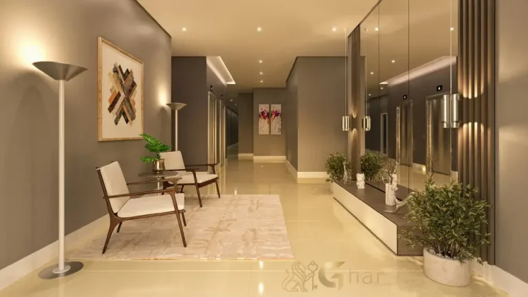 Hall de entrada do condomínio Place Station Parada Inglesa no bairro Parada Inglesa em São Paulo