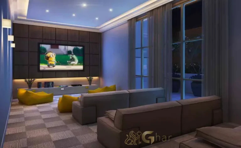 Home cinema do condomínio Piazza San Bartolomeo no bairro Jardim São Paulo em São Paulo