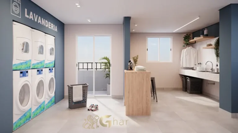 Lavanderia compartilhada em condomínio com apartamentos na Parada Inglesa São Paulo