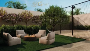 Lounge externo em condomínio residencial no Tucuruvi Zona Norte de São Paulo