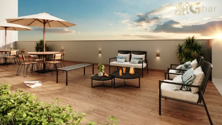 Lounge rooftop em condomínio com lazer em apartamentos na Parada Inglesa São Paulo