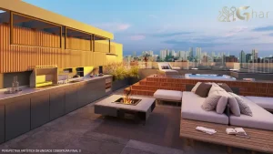 Piscina em cobertura duplex em condomínio residencial na Parada Inglesa Zona Norte de São Paulo