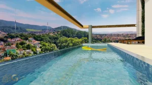 Piscina em condomínio residencial no Tremembé Zona Norte de São Paulo