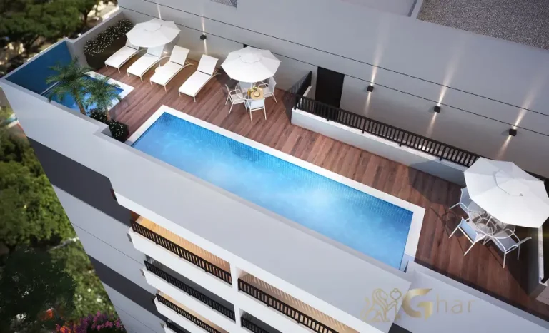 Piscina rooftop em condomínio residencial na Parada Inglesa Zona Norte de São Paulo