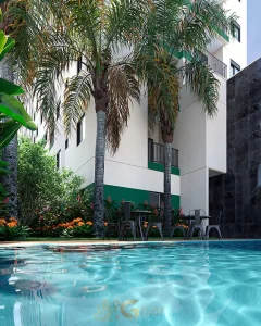 Área de piscina em condomínio residencial no Tucuruvi Zona Norte de São Paulo