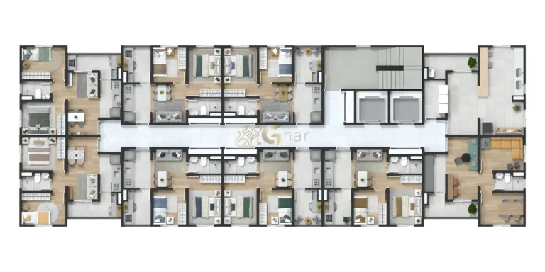 Planta de implantação do condomínio Lares Parada Inglesa no bairro Parada Inglesa em São Paulo
