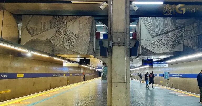 Plataforma de embarque da estação Jardim São Paulo Linha Azul metrô SP