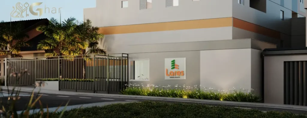 Portaria e fachada do condomínio Lares Parada Inglesa no bairro Parada Inglesa em São Paulo