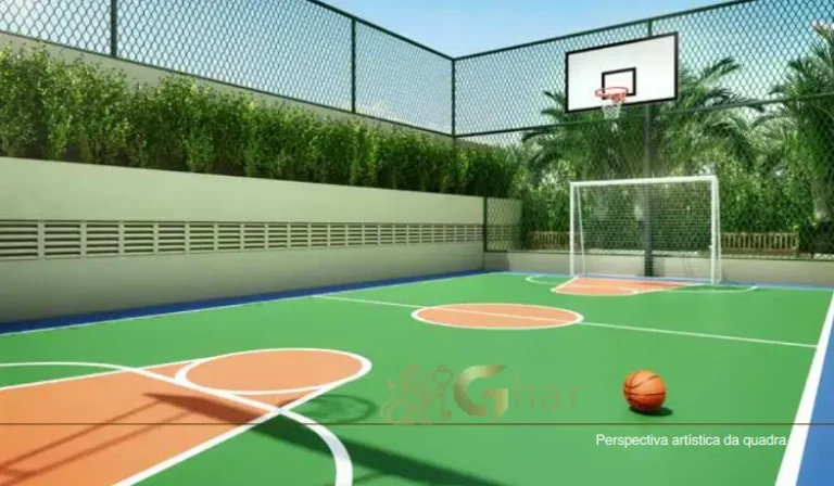 Quadra esportiva em condomínio com lazer em apartamentos no Jardim São Paulo São Paulo