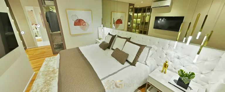 Quarto de apartamento decorado em condomínio no Tucuruvi São Paulo