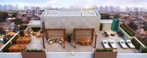 Rooftop com lazer em condomínio de apartamentos no Tucuruvi São Paulo