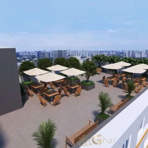 Rooftop do condomínio Marka Tucuruvi no bairro Tucuruvi em São Paulo