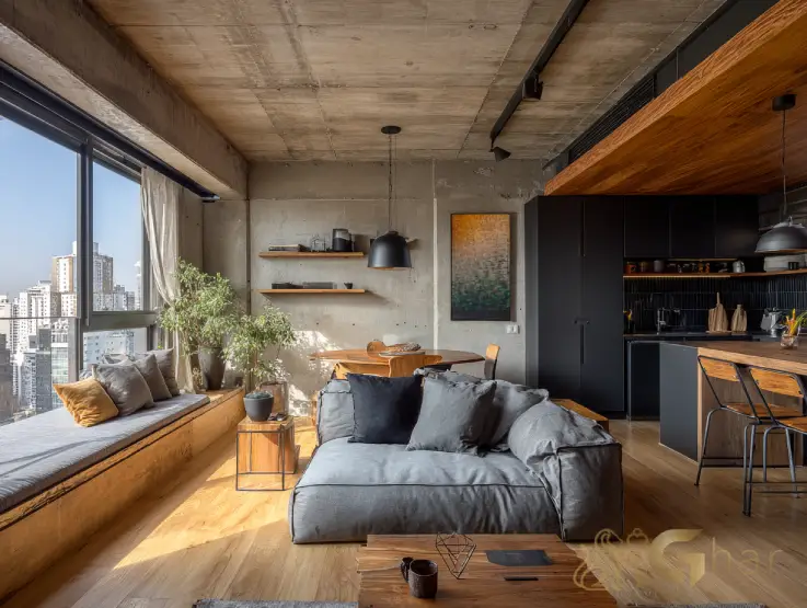 Sala de imóvel pequeno na Zona Norte de São Paulo