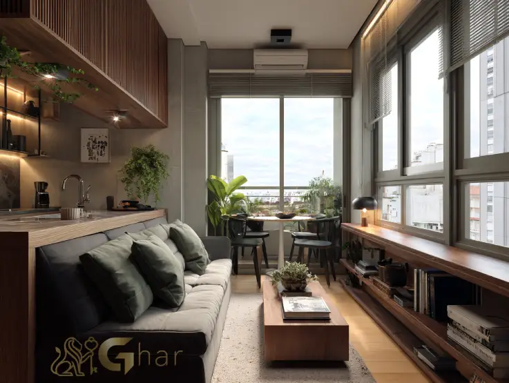 Sala de apartamento compacto no Tucuruvi em região tranquila e com boa segurança