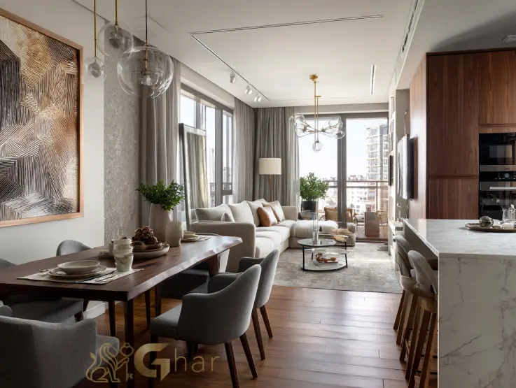 Interior de sala em apartamento no Tucuruvi SP com custo de vida equilibrado na Zona Norte