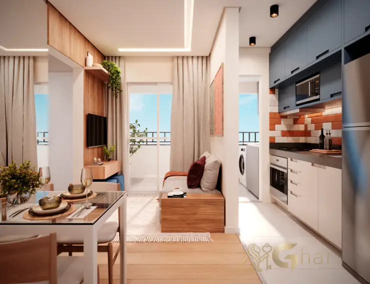 Sala do apartamento decorado do Lares Parada Inglesa no bairro Parada Inglesa em São Paulo