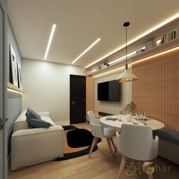 Sala de estar em condomínio residencial no Jardim São Paulo Zona Norte de São Paulo