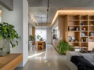 Sala do apartamento decorado do Move Tucuruvi no bairro Tucuruvi em São Paulo