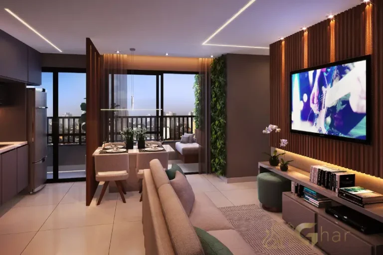 Sala decorada em condomínio residencial na Parada Inglesa Zona Norte de São Paulo