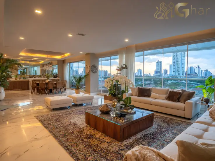 Sala de apartamento na Zona Norte de São Paulo com boa iluminação