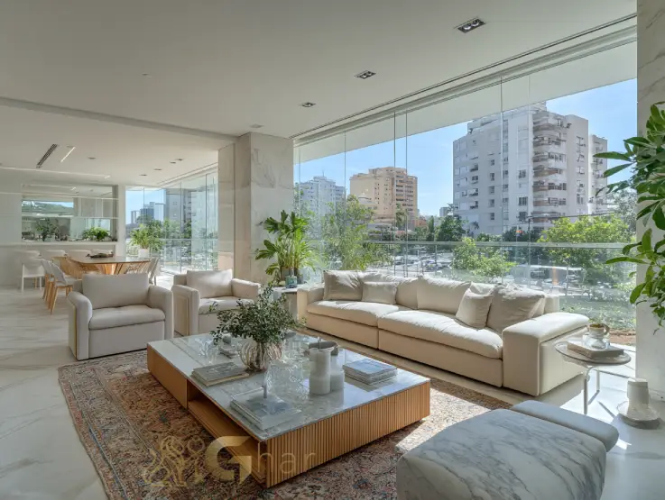 Sala de apartamento em condomínio no Jardim São Paulo SP com boa iluminação e segurança