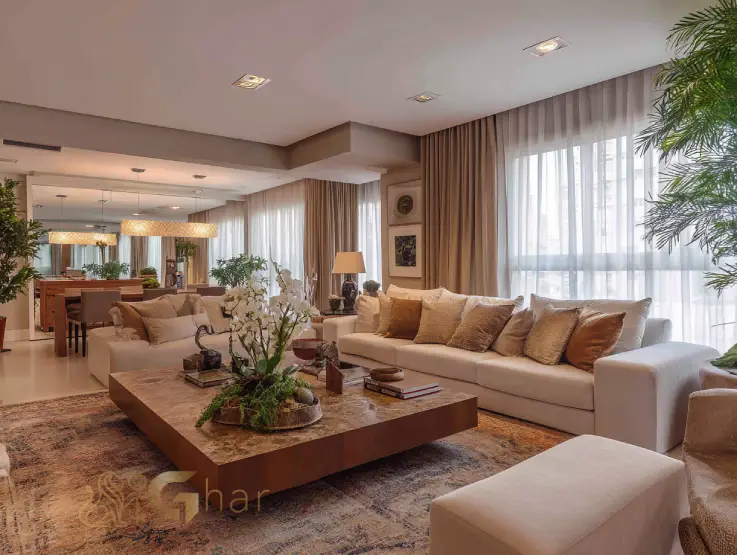 Sala de apartamento entre Tucuruvi e Parada Inglesa São Paulo com layout moderno