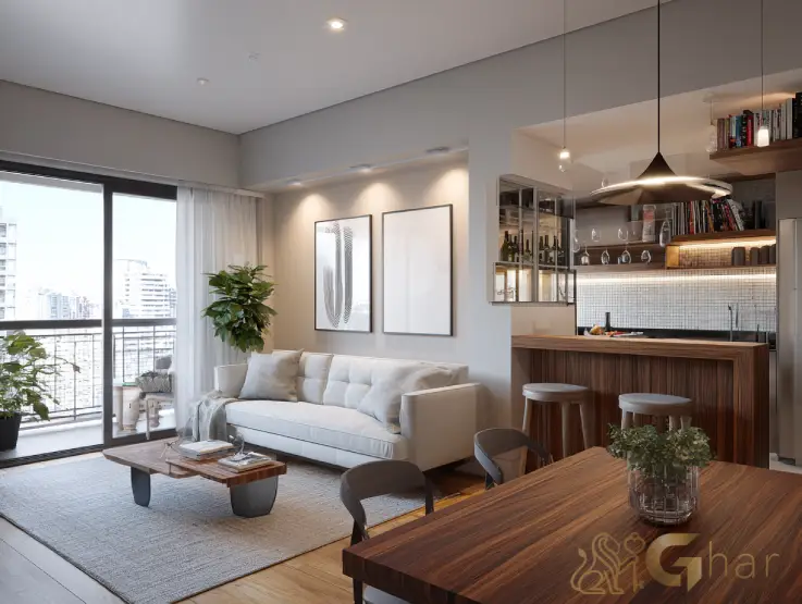 Sala de apartamento na Zona Norte de São Paulo