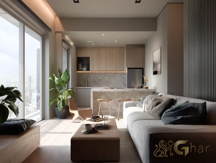 Sala de apartamento para alugar no Tucuruvi SP com boa iluminação e espaço funcional