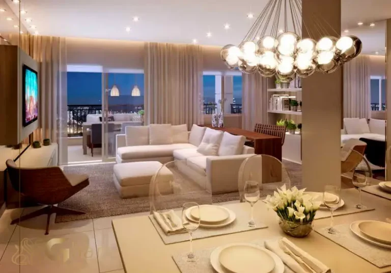 Sala de apartamento decorado no condomínio residencial no Jardim São Paulo Zona Norte de São Paulo