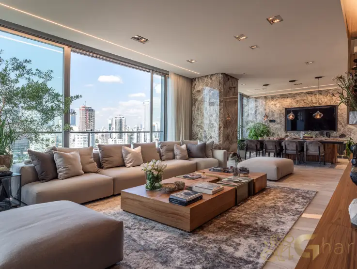 Sala de apartamento em condomínio residencial no Jardim São Paulo Zona Norte SP com ambiente seguro