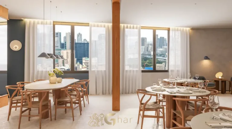 Salão de festas do condomínio Art Nunes Garcia em Santana São Paulo com espaço moderno