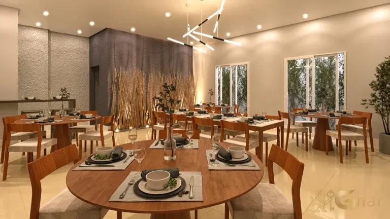 Salão de festas em condomínio com lazer em apartamentos na Parada Inglesa São Paulo