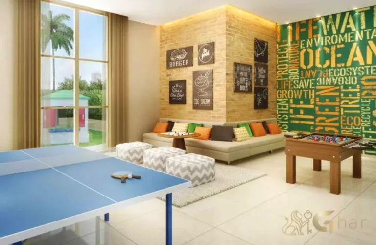 Salão de jogos infantil do condomínio Piazza San Bartolomeo no Jardim São Paulo em São Paulo