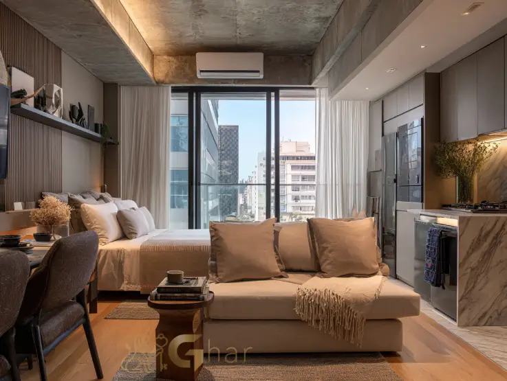 Studio apartamento barato no Jardim São Paulo Zona Norte SP com layout compacto e funcional