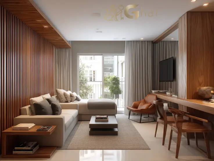 Studio moderno para morar no Tucuruvi SP com layout compacto e funcional