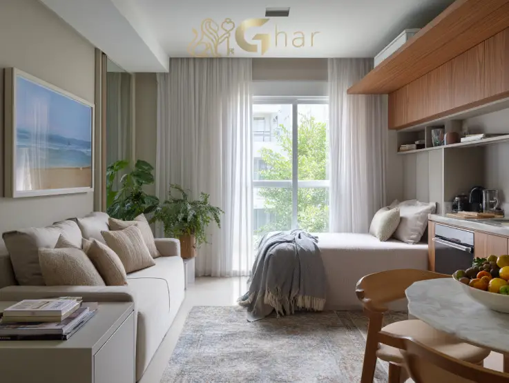 Apto compacto moderno decorado na Zona Norte SP