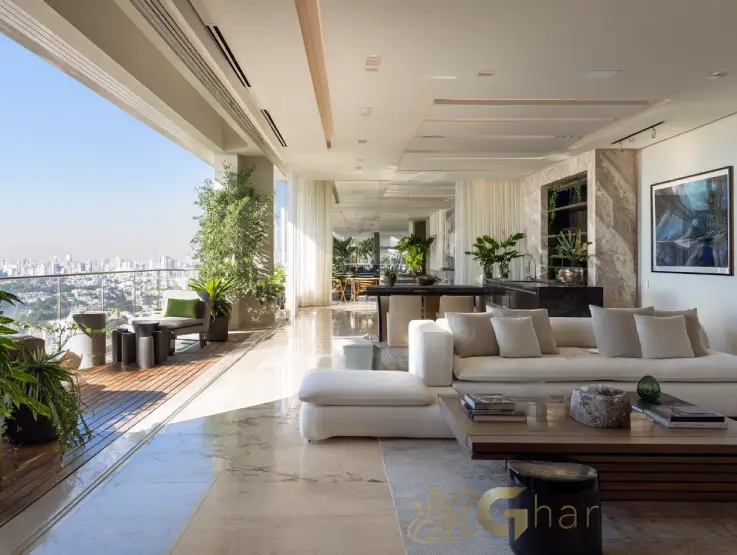 Varanda de apartamento no Tucuruvi SP com vista urbana na Zona Norte de São Paulo