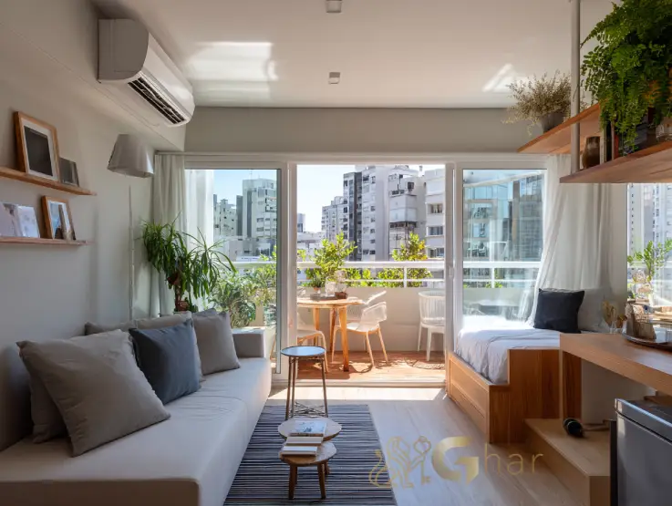 Varanda de apartamento compacto no Jardim São Paulo Zona Norte SP