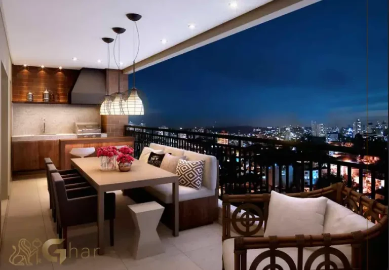 Varanda gourmet do condomínio Piazza San Mattia no bairro Jardim São Paulo em São Paulo