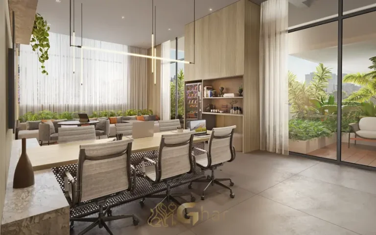 Espaço de coworking em condomínio residencial na Aclimação Zona Centro de São Paulo