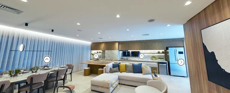 Cozinha do apartamento decorado do Reffugio 359 na Aclimação São Paulo