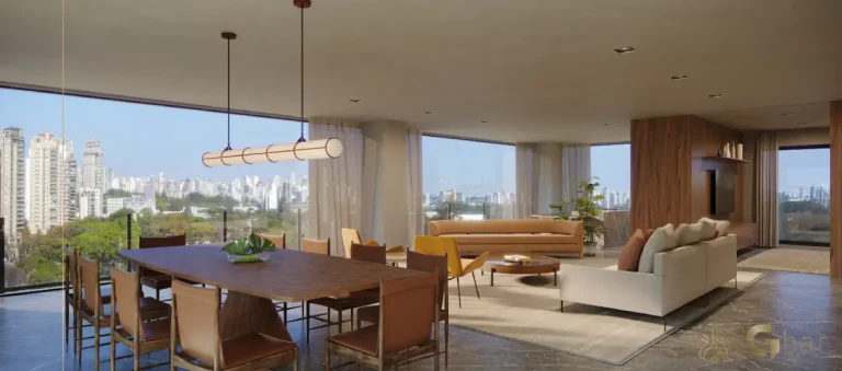 Living em apartamentos de luxo no Ibirapuera São Paulo