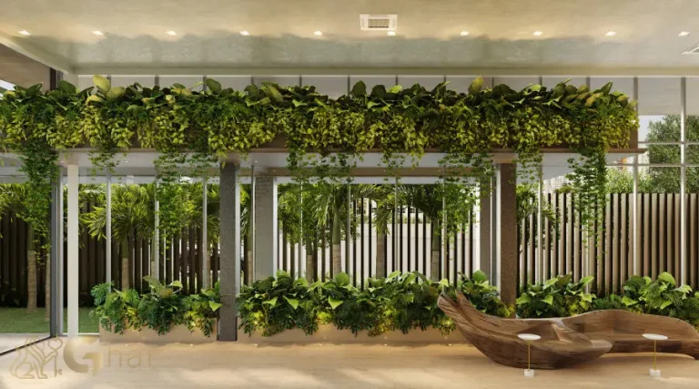 Lobby do condomínio Hóriz Ibirapuera no bairro Ibirapuera em São Paulo