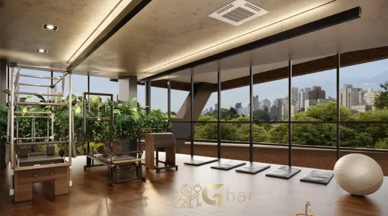 Espaço de pilates do condomínio Hóriz Ibirapuera no bairro Ibirapuera em São Paulo