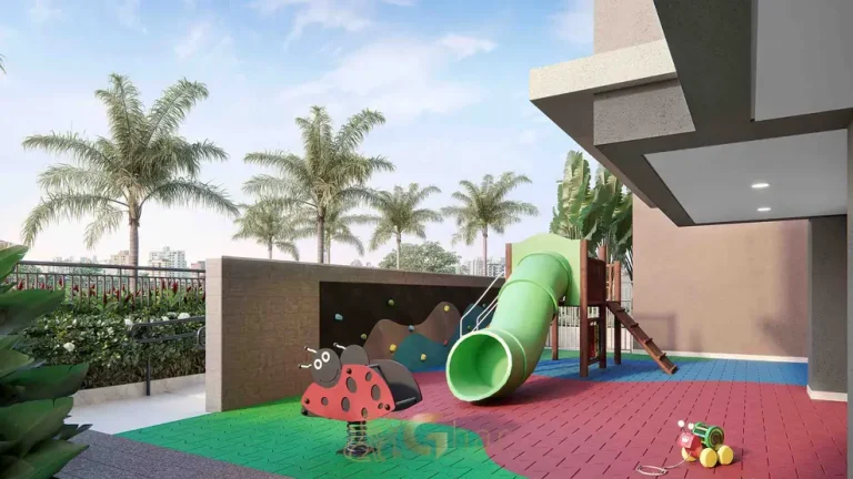 Playground em condomínio residencial no Paraíso Zona Sul de São Paulo